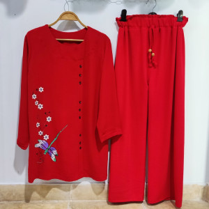 ست تونیک شلوار ابروبادی زنانه و دخترانه-98108