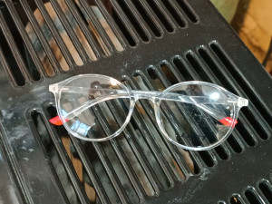 عینک طبی رنگ سفید یخی بسیار سبک-123114