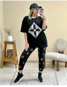 ست تیشرت شلوار دخترانه و زنانه