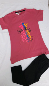 تیشرت شلوار برمودا دخترانه