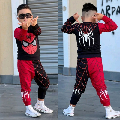 بلوز شلوار اسپایدرمن (مرد عنکبوتی) مناسب 4 تا 12 سال-126057
