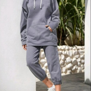 هودی و شلوار داخل کرک دار