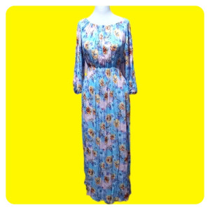 پیراهن روزمره زنانه نخی مدل پیراهن ساحلی نخی آستین بلند زنانه-120403