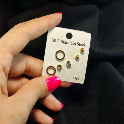 گوشواره دخترانه میخی