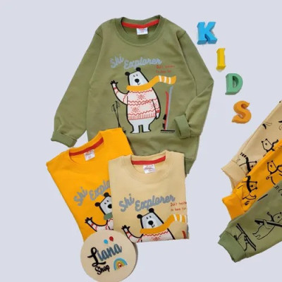 بلوز شلوار پسرانه خرسی-125403