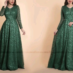 پیراهن مهمانی زنانه دانتل مدل دریا