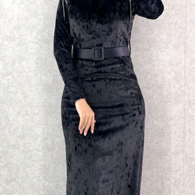 پیراهن مهمانی زنانه مخمل مدل تینا