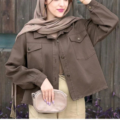 کت کتان برزنتی-129920