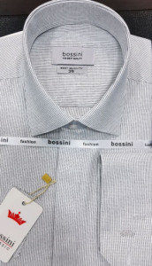 پیراهن مردانه دکمه مخفی بوسینی مدل RR90219