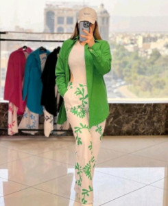 مانتو شلوار طرحدار