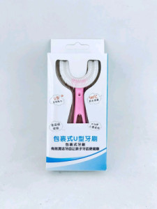 مسواک چرخشی سیلیکونی دسته ساده-120434