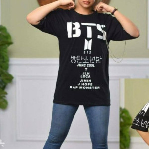 تیشرت لانگ بی تی اس زنجیری 1076