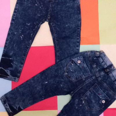 شلوار لی نقلی کشی خارجی 1تا5سال