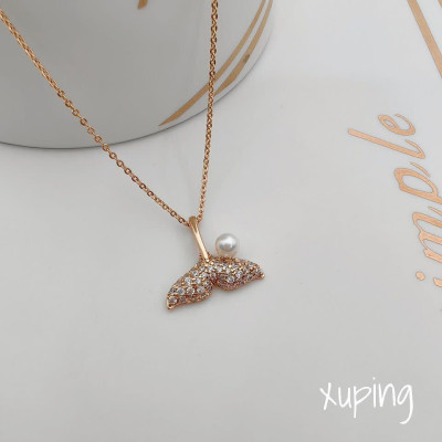 گردنبند دم وال مرواریدی