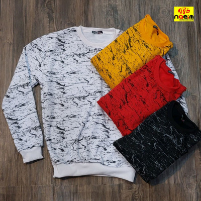 بلوز مردانه دورس 3نخ یقه گرد سایز xl تا 2xl بلوز گرم توپنبه ای پاییزه-143596