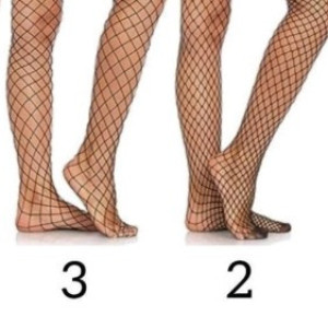 جوراب شلواری لانه زنبوری فری سایز مشکی-142222