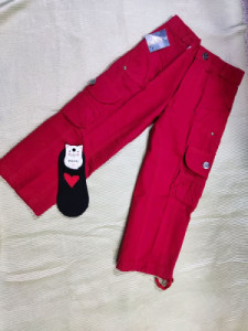 شلوارک کتان دخترانه