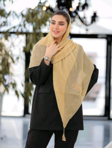 روسری نخی پلیسه جدیدقواره 140