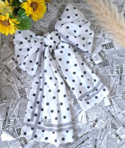 شال توپی سفید جنس نخی ارسال رایگان