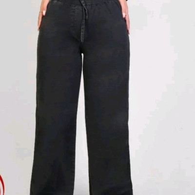 شلوارلی بگ زغالی سایزبندی از 36تا48