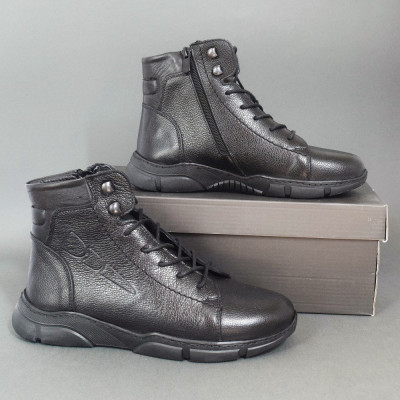 نیم بوت زنانه چرم طبیعی گاوی مدل وارکرفت- چرمید