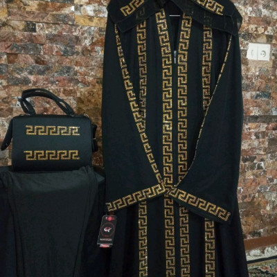 مانتو مجلسی مدل مانتو عبایی 5تیکه-151024