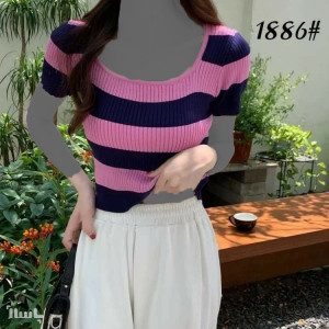 کراپ زنانه بافت