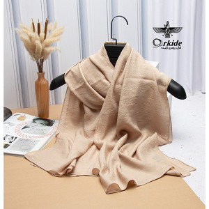 شال اسلپ کرم روشن ساده ESL13