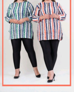 تونیک مجلسی طرح راه راه شیک و مجلسی