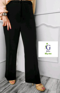 شلوار دمپا گشاد کرپ مازراتی تنخور مجلسی