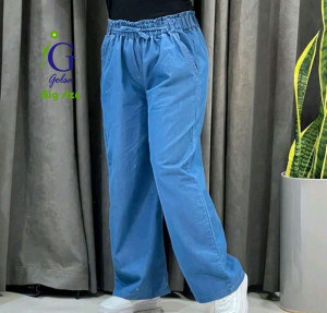 شلوار بگ کمرکشی لی کاغذی تنخور مجلسی