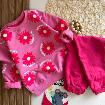 بلوز و شلوار گل گلی-127274