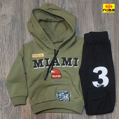 ست هودی و شلوار اسپرت پسرانه سایز 35 و 40 سنین 1 تا 3