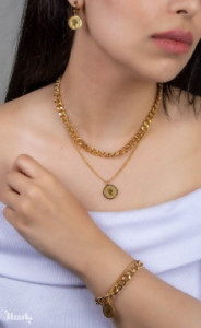 نیم ست طرح طلا