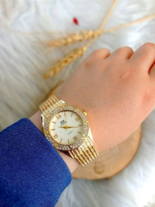 ساعت زنانه طلایی-122903