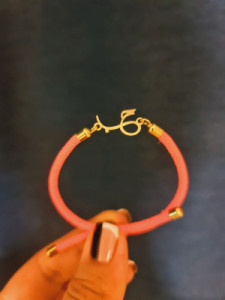 دستبند طلا پلاک حب