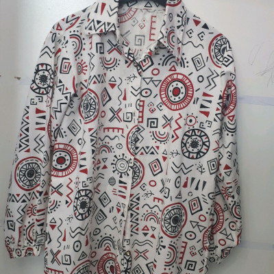 مانتو شومیز لینن در سه طرح فری سایز