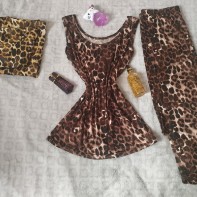 لباس ست پلنگی جنس نخ پنبه-142617