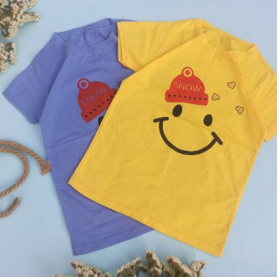 تیشرت دخترانه طرح لبخند