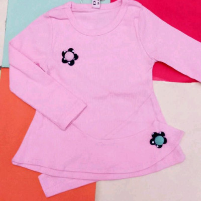 بلوزتک دخترانه کشباف خارجیمماسب 6تا12ماه