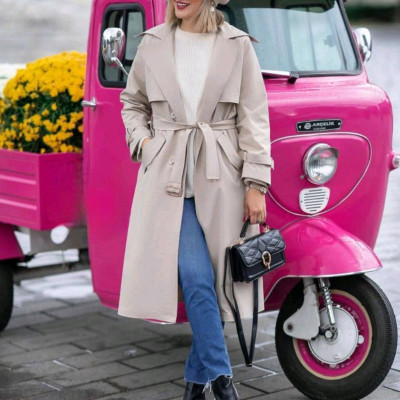 بارانی کتان ZARA زنانه فری سایز مناسب 38 الی 44