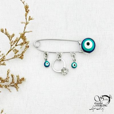 سنجاق سینه چشم نظر مارک YSX کد 12519