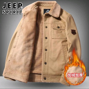 کاپشن کتان کتی داخل خز مارک jeep