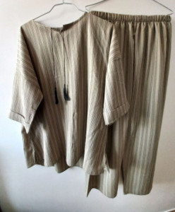 مانتو شلوار زنانه حریر مدل ست شومیز و شلوار