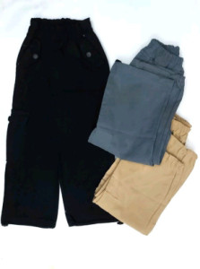 شلوار کتان پسرانه مدل کارگو