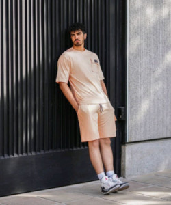 ست تیشرت شلوارک اسپرت دو رنگ جذاب سایز 3XL 2XL XL XL L کدW88CCC