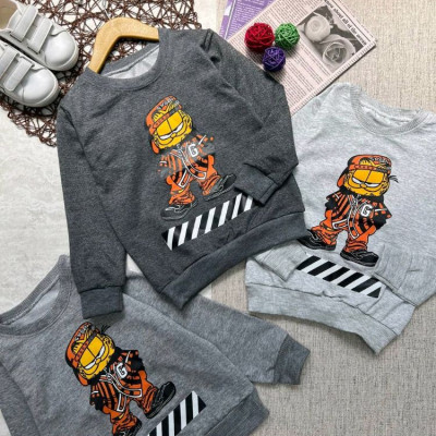 بلوز تک پسرانه چاپی طرح گارفیلد