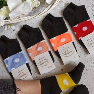 نیم جین جوراب خالخالی