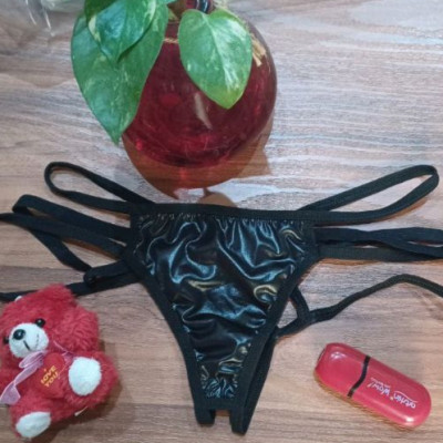 شورت فانتزی زنانه لاتکس پشت بندی-129075