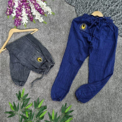 شلوار پر طاووس طرح لی